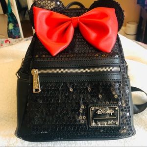 Loungefly Disney Minnie Mouse Sequins Backpack